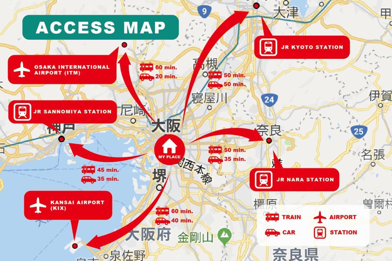 Airspace Nipponbashi Ósaka Exteriér fotografie